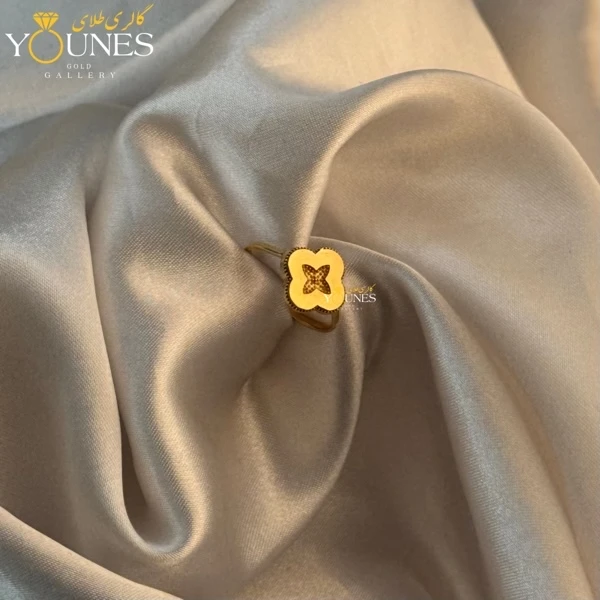 انگشتر طلا ونکلیف توپر